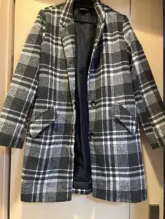 【美品】チェック柄チェスターコート Mサイズ