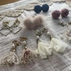 イヤリング 10点セット ノンホールピアス