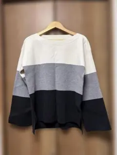 PLST ボートネック セーター