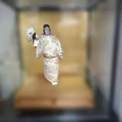 小島与一作 博多人形 ゆや (熊野) 能 福岡県無形文化財 小島與一