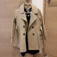 UNIQLO ベージュ トレンチコート 120