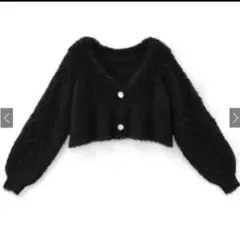 【即発送❗️】GRL シャギーニットVネッククロップド丈カーディガン[cu381]