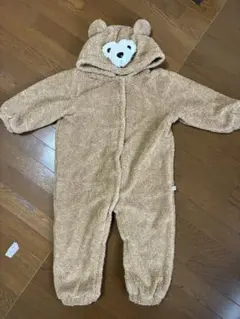 ダッフィー風　フード付き着ぐるみ　110〜120cm
