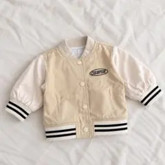 【フォロー割】スタジャン ベージュ キッズ アウター