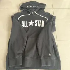 CONVERSE ALL★STAR パーカー S 黒
