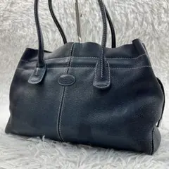 TOD’S トートバッグ Dバッグ トッズ レザー ネイビー
