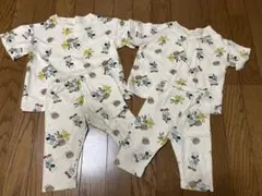 しまむら　ミッキー&プルート　セットアップ100cmと90cm お揃い