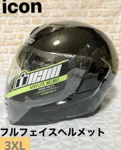 ICON AIRFLITE フルフェイスヘルメット マットブラック - メルカリ