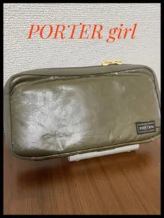 PORTER GIRL ポーターガール 長財布 ラウンドファスナー カーキのサムネイル