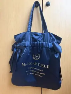 【新品】 Maison de FLEUR ダブルリボントートバッグ