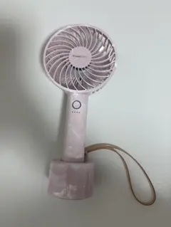 Francfranc 充電式ピンクハンディファン
