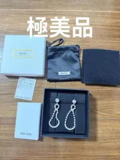 miumiu 正規店購入 ミュウミュウ MICROBOWJEWEL リボンピアス - メルカリ