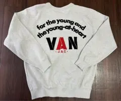 VAN バックプリント トレーナー