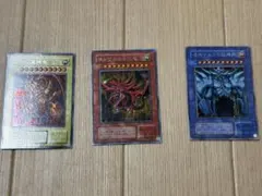 遊戯王　ラーの翼神竜　オシリスの天空竜　オベリスクの巨神兵　三幻神　シークレットのサムネイル
