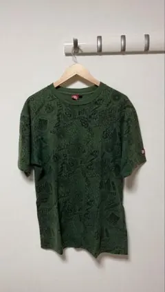 ELEMENT 総柄プリント Tシャツ カーキのサムネイル
