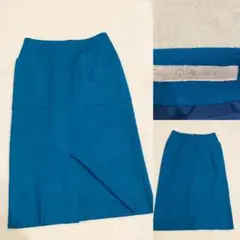 Plage プラージュ　ウール スカート　ターコイズブルー　36のサムネイル