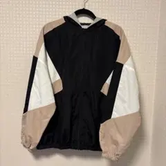 classicalELF カラーブロック フード付きジャケット