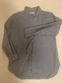 ギンガムチェック長袖シャツ