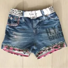 お値下げ！ヒスミニ ライクアデニム ショートパンツ 90