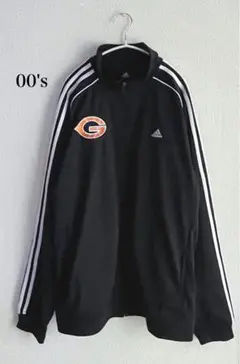 00's adidas トラックジャケット 3ライン ワッペンロゴ チーム系