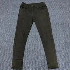 ユニクロ EZYジーンズ　黒　USED