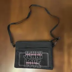 美品！JENNI LOVE メッシュショルダーバッグ ブラックのサムネイル
