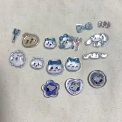 ボンボンドロップシール　ちいかわ　サンリオ　シナモロール　スヌーピー　おはじき