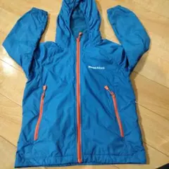 mont-bell フード付きジャケット 青