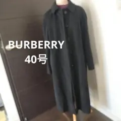 バーバリー コート アンゴラ ブラック BURBERRY
