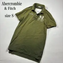 Abercrombie&Fitch アバクロ ポロシャツ S オリーブ マッスル