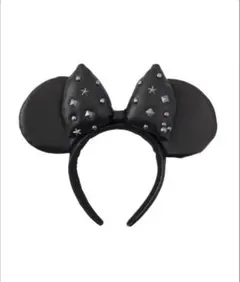 ブラックミニー耳カチューシャ