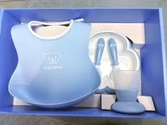 【未使用】ベビービョルン ベビーディナーセット パウダーブルーのサムネイル