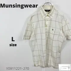 訳あり Munsingwear マンシングウェア ゴルフ シャツ 半袖 L