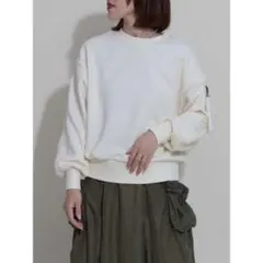 ヤマダヤLASUDMILTARYバックフリースプルオーバー