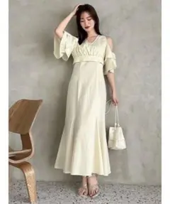 dazzlin＊カシュクールコンビタイトワンピース定価13200円