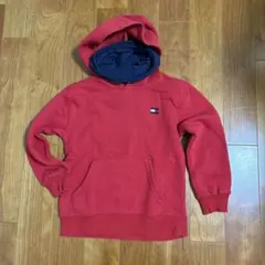 TOMMY HILFIGER 赤 タートル付きパーカー
