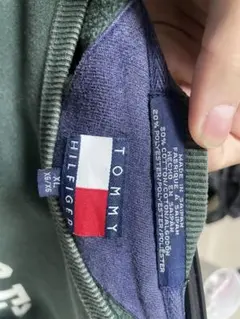 TOMMY HILFIGER グリーンスウェット XLG