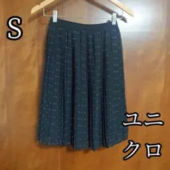 【UNIQLO】シフォン プリーツ プリント スカート S size