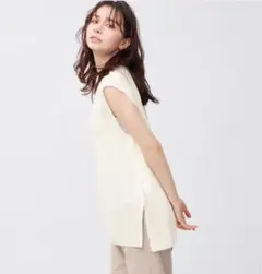 新品　GU ノースリーブニット　サマーニット