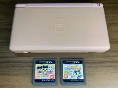Nintendo DS Lite❗️ピンク系❗️ソフト2個❗️ジャンク品扱い❗️