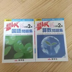 最レベル 小学2年 国語 算数 問題集
