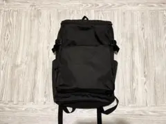 無印良品 肩の負担を軽くする　撥水上から開くリュックサック ブラック