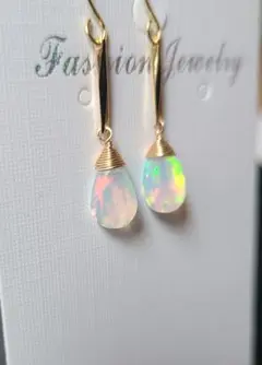 【0215-②】ピアス プレシャスオパール※スペシャル