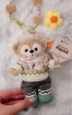 専用　香港ディズニー　冬　ダッフィー　キーチェーン