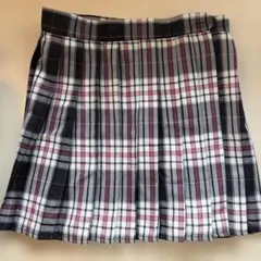 チェック柄プリーツスカート