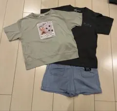 Tシャツ2枚と半ズボンのセット