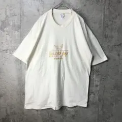 B2542古着　Tシャツ クリーム　90s Y2K