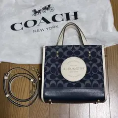 COACH シグネチャー デンプシー2WAY コーチ　バッグ　ショルダー　デニムのサムネイル