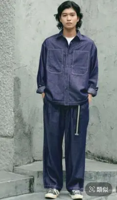 RAGEBLUE　BREEZY DENIM　ステッチデニムパンツ