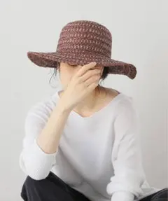 美品】La Maison de Lyllis 麦わら帽子 RUSSEL - メルカリ